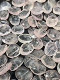 10Pcs / 12 Pcs Natural Morganite Rosecut Cabochons, Loose Gemstones, Ring Stones, 10x7mm - 13x11mm