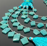 10 Pcs Amazonite Fancy Slice Beads, Amazonite Gemstone Beads for Jewelry Making, 10x9mm - 18x15mm