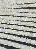 16” Rainbow Moonstone Square Heishi Beads, Blue Flash Rainbow Moonstone Gemstone Tyre Beads, Jewelry Supplies, Wholesale Bulk Beads