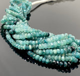 4.5- 7mm Rare Grandidierite Gemstone Beads, Faceted Grandidierite Beads for Jewelry Making, Wholesale Bulk Beads