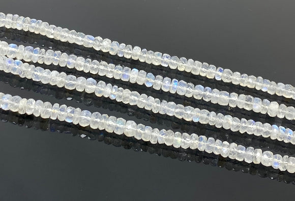 Blue Flash Rainbow Moonstone Blue Flash AAA Quality Gemstone Beads at Wholesale Price