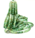 16” Natural Chrysoprase Faceted Rondelle Beads, Chrysoprase Gemstone Bulk Wholesale Beads, Spiritual Healing Chakra Jewelry Making Supplies