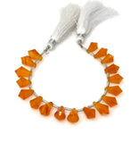 19 Pcs Carnelian Gemstone Fancy Faceted Drop Beads, Natural Carnelian Beads, Bulk Wholesale Beads Jewelry Supplies for Jewelry Making,