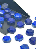 Natural Lapis Lazuli Rosecut Cabochons, Loose Rose Cut Gemstones , Ring Stones, 9 Pcs/10 Pcs of 8mm - 8.5mm