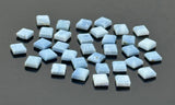 10 Pcs / 12 Pcs Natural Blue Opal Rosecut Cabochons, Loose Gemstones, Blue Opal Rose Cuts, Ring Stones, 8mm