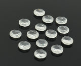 10mm Crystal Quartz Rosecuts Cabochons, Loose Gemstones, Clear Crystal Quartz Rose Cuts, Ring Stones