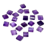 10 Pcs/ 12 Pcs Natural Amethyst Rose Cut Cabochons, Loose Gemstones, Rosecut Ring Stone, Amethyst Rosecuts, 8mm - 8.25mm