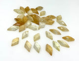 9Pcs/ 10 Pcs Citrine Rose Cut Loose Gemstones Ring Stones, Natural Citrine Rosecuts Bulk Wholesale DIY Jewelry Making Gemstone Supplies