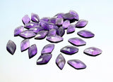 8 Pcs Amethyst Rosecut Cabochons Loose Gemstones, Natural African Amethyst Rosecut Ring Stones, Bulk Wholesale DIY Jewelry Making Gemstones