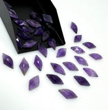 8 Pcs Amethyst Rosecut Cabochons Loose Gemstones, Natural African Amethyst Rosecut Ring Stones, Bulk Wholesale DIY Jewelry Making Gemstones