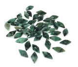 Emerald Rosecut Loose Gemstone Cabochons, Natural Emerald Ring Stones Bulk Wholesale DIY Jewelry Making Gemstone Supplies, 14x7mm