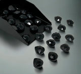 12 Pcs Black Onyx Rose Cut Loose Gemstone Cabochons, Black Onyx Ring Stones Rosecuts Bulk Wholesale DIY Jewelry Making Supplies, 10mm