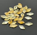 9Pcs/ 10 Pcs Citrine Rose Cut Loose Gemstones Ring Stones, Natural Citrine Rosecuts Bulk Wholesale DIY Jewelry Making Gemstone Supplies