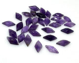 8 Pcs Amethyst Rosecut Cabochons Loose Gemstones, Natural African Amethyst Rosecut Ring Stones, Bulk Wholesale DIY Jewelry Making Gemstones