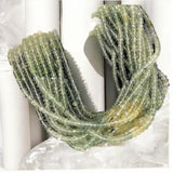 Natural Prehnite Beads, Gemstone Beads, Bulk Wholesale Beads for Jewelry Making, Jewelry Supplies, 4-5mm, 14"Strand
