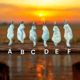 Larimar Cat Pendant, Handmade Large Larimar Gemstone Pendant, Dominican Republic Larimar Pendant Healing Stone AA+ Grade Blue Stone