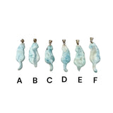 Larimar Cat Pendant, Handmade Large Larimar Gemstone Pendant, Dominican Republic Larimar Pendant Healing Stone AA+ Grade Blue Stone