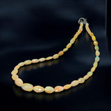 Rare Genuine Ethiopian Opal Pave Diamond Necklace, Spiritual Healing Gemstone Jewelry, Crown Chakra Healing Jewelry, October Birthstone Gift