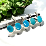 Sterling Silver Turquoise Pendant, Spiritual Healing Crystal Jewelry, December Birthstone, Chakra Jewelry, Sleeping Beauty Turquoise Pendant