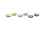 9mm Diamond Huggies Hoop Earrings, Second Piercing Hoop Earrings, Dainty Diamond Hoops, Cartiliage Hoops, Helix Hoops, 6.65mm inner Diameter