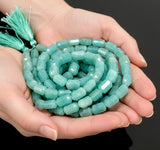 Amazonite Nugget Beads, Peruvian Amazonite Gemstone Beads, Jewelry Supplies, Bulk Wholesale Beads, 8mm - 12mm, 10” Strand