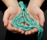 Amazonite Nugget Beads, Peruvian Amazonite Gemstone Beads, Jewelry Supplies, Bulk Wholesale Beads, 8mm - 12mm, 10” Strand