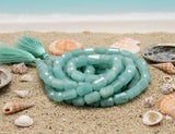 Amazonite Nugget Beads, Peruvian Amazonite Gemstone Beads, Jewelry Supplies, Bulk Wholesale Beads, 8mm - 12mm, 10” Strand