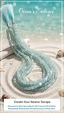 Aquamarine Faceted Nugget Beads, Gemstone Beads, Bulk Wholesale Beads, 7.5mm - 12mm, 10" Strand