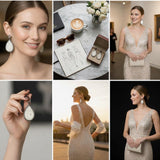 Mother of Pearl Pave Diamond Earrings, Natural Gemstone Nacre Silver Earrings, Spiritual Healing Chakra Jewlery, June Birthstone Gifts