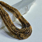 natural petro tourmaline beads multicolor gemstone bead strand for boho and spiritual jewelry supplies