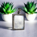 Blue Flash Rainbow Moonstone Crown Chakra Jewelry