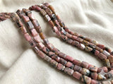 Natural pink opal nugget bead strand heart chakra gemstone for healing jewelry making by Akstar Gems