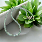 Spiritual Indicolite Tourmaline choker for throat and heart chakra energy