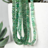 Emerald Beads, Zambian Emerald Beads, Natural Emerald Beads, Gemstone Beads, Wholesale Beads, Jewelry Supplies, Jewelry Making, 3mm - 6mm