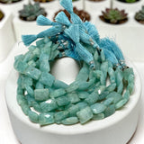 Faceted Amazonite beads for handmade jewelry designers