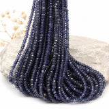 Natural blue gemstone bead strand ready to ship from USA