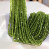 Luxury Peridot gemstone strands crafted by Akstar Gems for professional jewelry making.