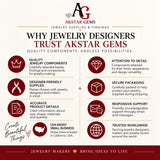 Akstar Gems jewelry supplies trust guide featuring quality jewelry components, designer-friendly supplies, accurate product details, secure packaging and USA-based customer support