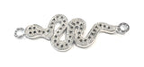 CZ Micro Pave Snake Connector, Jewelry Finding for DIY Jewelry, Jewelry Supplies for Jewelry Making, Wholesale Findings