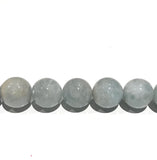 Aquamarine Gemstone Beads, Jewelry Supplies for DIY Jewelry Making, Round Smooth Aquamarine Wholesale Beads, 12mm