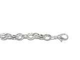 Silver Plated Link Bracelet, DIY Bracelet, Bracelet Findings, Jewelry Findings, Jewelry Supplies, Bracelet Components
