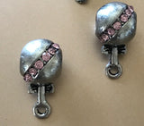 European Bails, Antique Silver Bails, Silver Bails, Charm Holder, Pendant Bail, European Bead, Jewelry Bails, Jewelry Making, Diy Jewelry