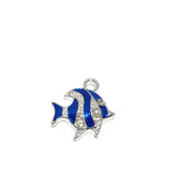 Silver Fish Charms, Fish Charms, Ocean Charms, Beach Charms, Silver Charms, DIY Jewelry, Jewelry Findings, Jewelry Supplies, Animal Charms