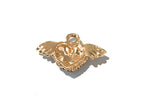 Wing Charms, Gold Heart Charms, Wings Gold Charms, DIY Jewelry, Jewelry Making , Jewelry Supplies, Jewelry findings