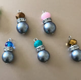 10 Pcs Mix Bead Charms, Bulk Crystal Charms, Cultured Pearl Charms, Jewelry Making, Bracelet Charms, Necklace Charms