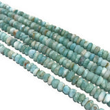 Natural Larimar Gemstone Beads, Wholesale Beads, Bulk Beads, Jewelry Supplies for Jewelry Making, Larimar Beads, 5mm-6mm