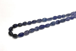 Blue Sapphire Beads, Sapphire Beads, Natural Gemstone Beads, Gemstone Beads, Jewelry Supplies, Wholesale Beads, 10x7mm-13x8mm, 13"Strand