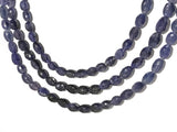 Blue Sapphire Beads, Sapphire Beads, Natural Gemstone Beads, Gemstone Beads, Jewelry Supplies, Wholesale Beads, 10x7mm-13x8mm, 13"Strand