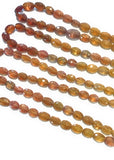 Natural Sapphire Gemstone Beads, Jewelry Supplies for Jewelry Making, Yellow Sapphire Beads, Wholesale Beads, Bulk Beads, Full 13"Strand