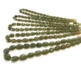 Natural Green Sapphire Gemstone Beads, Wholesale Beads for Jewelry Making, Jewelry Supplies, Bulk Beads, 13"Strand